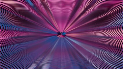 Fototapete - Abstract brain wave background in blue and red, with dynamic lines suggesting speed and cognitive activity