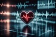 © SR Creative Idea - Visualize the pulse of medical care with a background adorned by rhythmic heart beat lines by ai generated