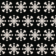 Wall Mural - Abstract seamless pattern with repeated round shape. Vector decorative texture, perfect for fabric design, wallpaper and surface design. Retro styled background