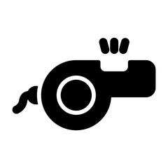 Poster - Whistle Vector Icon