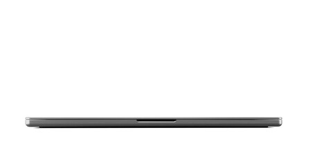 Wall Mural - laptop smoothly glides left, revealing a blank screen, then zooms in to highlight your content. idea