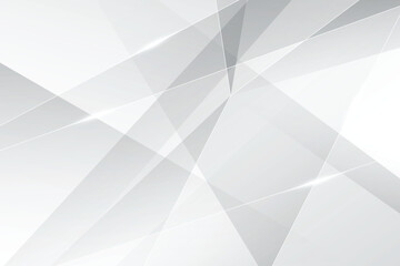  Abstract white and gray geometric pattern background