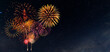 © zodar - Fireworks with Night Sky Background