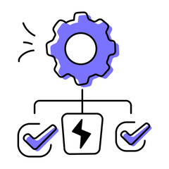 Canvas Print -  Depicting Process Planning 
