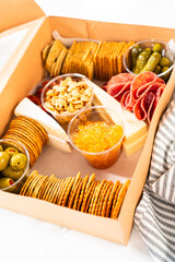 Wall Mural - Charcuterie Box-A Delicious Assortment in Gifting Box