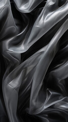 overlay smooth flat transparent plastic wrap texture on black back ground 