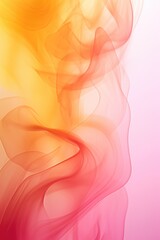 Poster - A close-up view of red and yellow smoke. This image can be used to add a vibrant and colorful touch to various projects