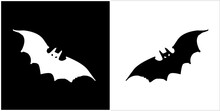 Illustration Vector Graphics Of Bat Icon