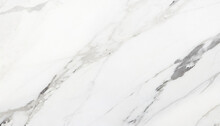 Panoramic White Background From Marble Stone Texture For Design