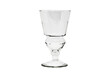 Empty absinthe or wine glass isolated on white background.