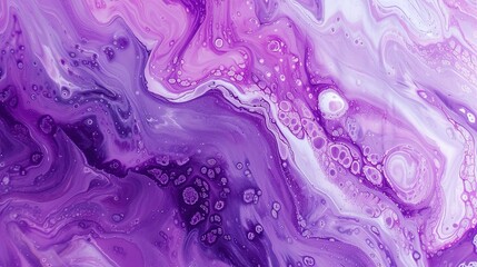 Leinwandbilder - Abstract swirls of lavender and violet create a mesmerizing background.