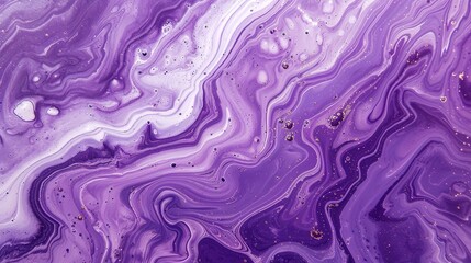 Leinwandbilder - Abstract swirls of lavender and violet create a mesmerizing background.
