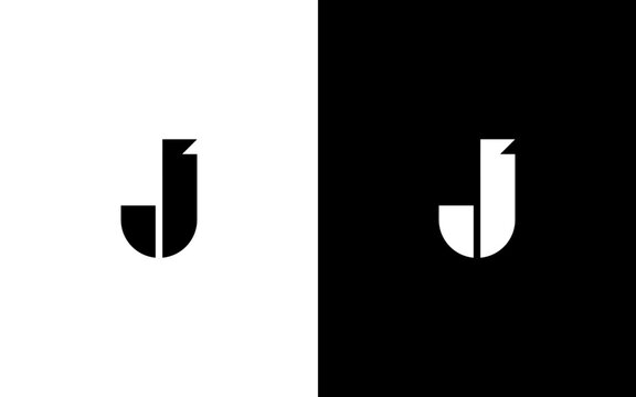 Letter J logo icon design template elements