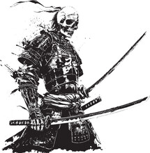 Scheletro Samurai 04