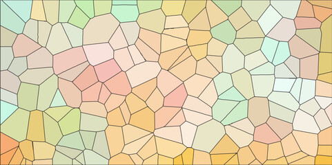 Poster - colorful pestel crystallize abstract background in light sweet vector illustration.colorful stoke colors stone tile pattern. Cement kitchen decor. abstract mosaic polygonal background .