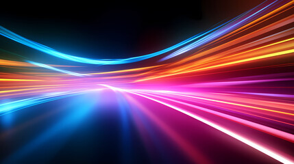 Wall Mural - future technology lines background, abstract future technology background