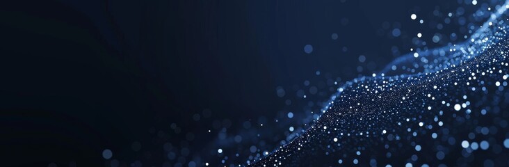 Poster - Animated background with technology and communication concept
