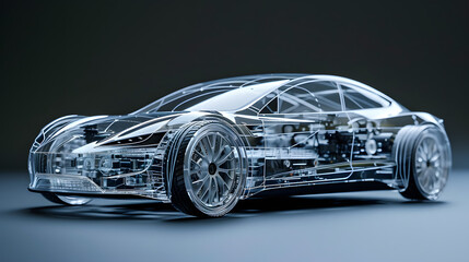 transparent future electric car