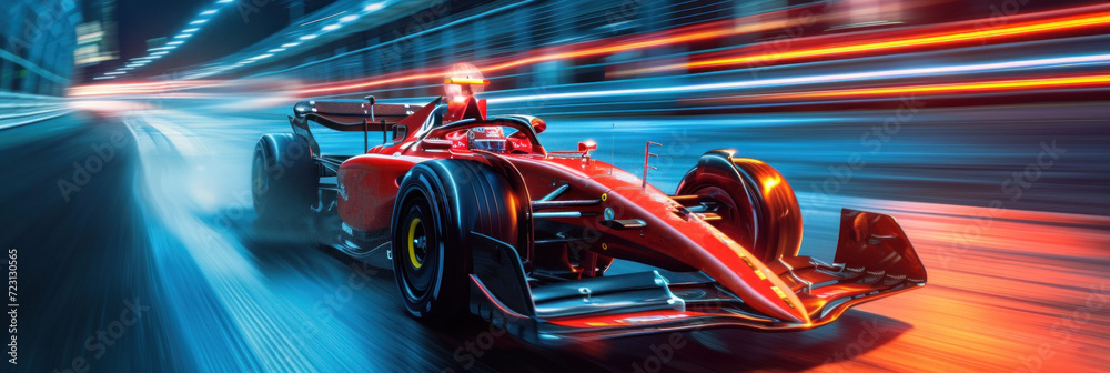 Speed Racing Motion Formula one race car speed motion Stock Photo | Adobe Stock