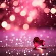 Defocused Vintage Lights in Red and Pink for Valentine's Day