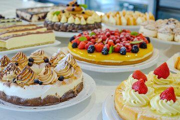 Delicious Pastry Selection Celebrating Gourmet Indulge