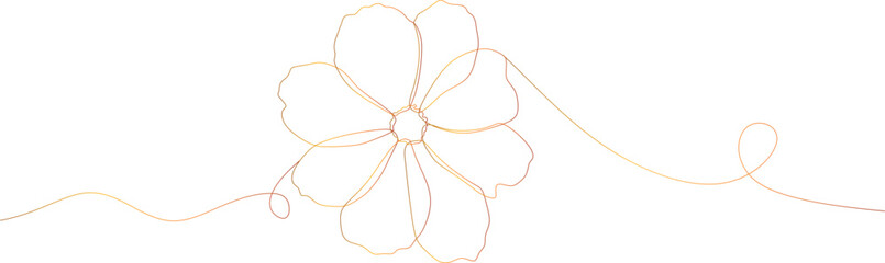 flower line art