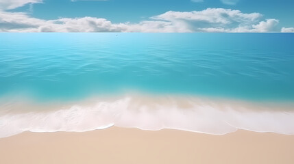  Abstract beautiful beach background with crystal clear water