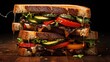 Healthy Swap: Grilled Veggie Sandwich takes over Fast Food Burger!