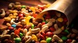 Healthy Snack Alternative: Nutty Trail Mix vs Sugary Vending Machine Candy