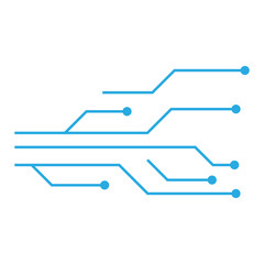 Blue Circuit Technology vector