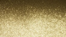 Abstract Background With 3D Magic Gold. Shine Glow Glossy Glitter Luxury Particles. Texture Wallpaper Golden Rain Footage 4k	
