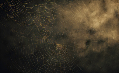 texture background image of a spider web