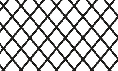 Poster - abstract repeatable seamless black cross line pattern.
