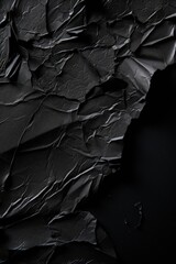 Aufkleber - A close-up view of a piece of black paper. This versatile image can be used for various purposes