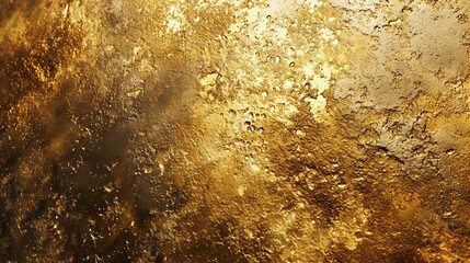 Canvas Print - Simple gold texture background generated by ai