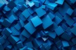 abstract blue geometric shapes background