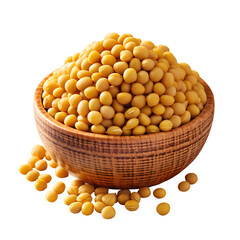 Split Chickpea in a Bag Also Know as Chana Dal, Yellow Chana Split Peas, Dried Chickpea Lentils or Toor Dal isolated on png Background