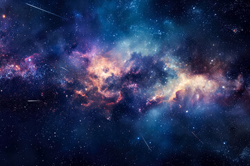 celestial panorama of stars and galaxies stretching out into infinity