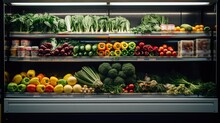 Different Varieties Of Fresh Vegetables In Local Markets, Super Shops. AI Generated Pro Photo