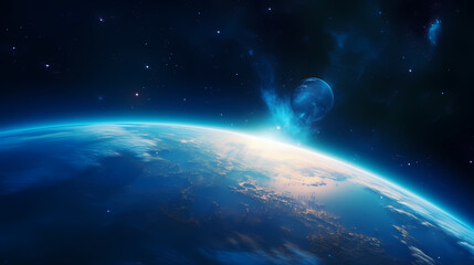 Admire our beautiful Earth from the vastness of space