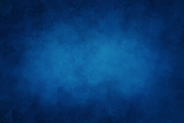 Wall Mural - Blue texture background with vignette border, elegant rich blue color, blue paper or wall backgrounds 