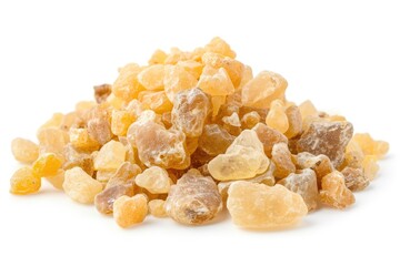 Poster - Pure organic Frankincense Resin pile isolated on white