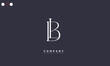  LB Alphabet letters Initials Monogram logo BL, L and B