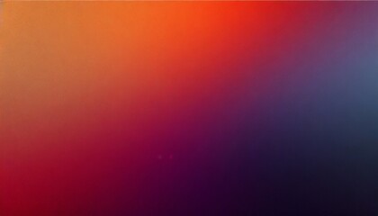 Wall Mural - dark grainy color gradient background purple red orange blue black colors banner poster cover abstract design