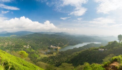 Wall Mural - beautiful view of kandy in sri lanka