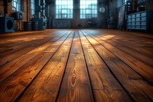 A Rustic Wooden Floor Basks In The Warm Light Streaming Through A Window, Adding Character To The Building's Interior And Inviting You To Step Inside And Feel The Grounding Presence Of Nature