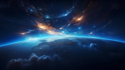 Admire our beautiful Earth from the vastness of space