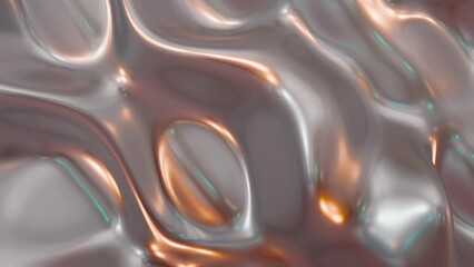 Poster - Abstract colorful glowing background with flowing animation