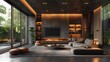 © SprintZz - modern living room Interior design dark tone