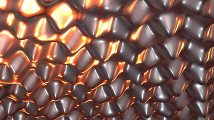 Poster - Glowing pattern animation for background and texture concept